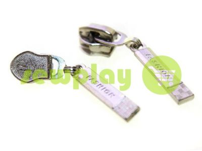 Slider Fashion for spiral zipper type 7 nickel sku 321