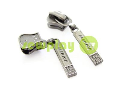 Slider Fashion for tractor zipper type 5 black nickel sku 324