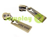 Slider Jing for metal zipper type 3 antique