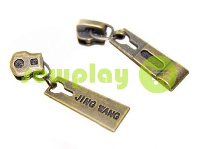 Slider Jing for metal zipper type 3 antique sku 329