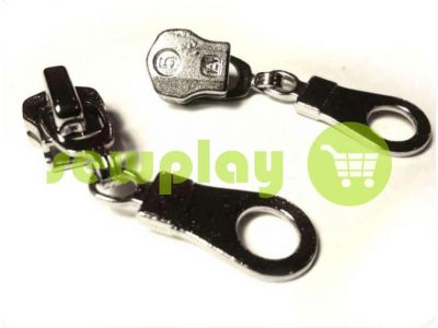 Slider Pear for metal zipper type 5 nickel sku 334