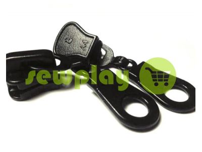 Slider Pear for tractor zipper type 8 black sku 338