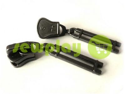 Slider TwoStick for tractor zipper type 5 black nickel sku 369