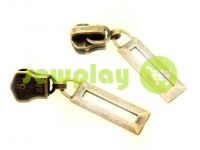 Slider Frame for metal zipper type 5 antique sku 386