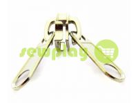 Slider two-way for spiral zipper type 10 nickel sku 402