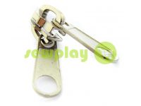 Slider two-way for spiral zipper type 10 nickel