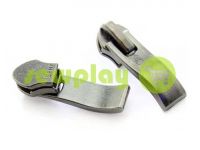 Slider shoe Wave for spiral zipper type 7 black nickel