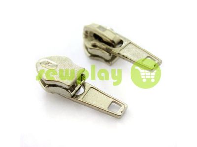 Slider standard for spiral zipper type 7 nickel sku 435