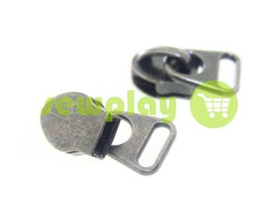 Slider bags for spiral zipper type 8 black nickel  sku 438