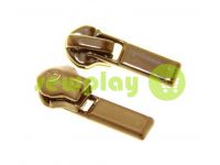 Slider Baryshevka 23 for spiral zipper type 6 type 7 brown