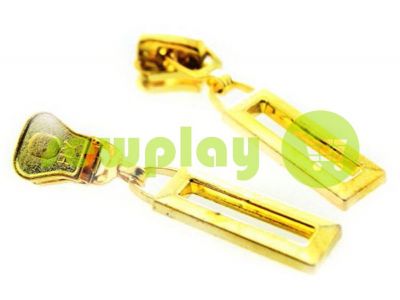 Slider Frame for tractor zipper type 5 gold sku 456