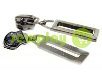 Slider Frame for spiral zipper type 7 black nickel