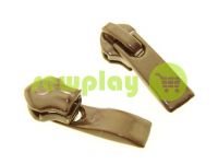 Slider Baryshevka Wive for spiral zipper type 6 type 7 brown sku 461