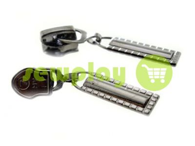 Slider Strips for spiral zipper type 7 black nickel sku 466