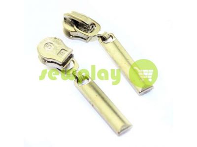 Slider Pool Spiral zipper type 5 nickel sku 515