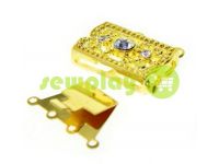 Clasp for beads with stones 3 12mm * 20mm gold sku 527