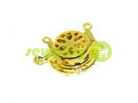 Clasp for beads with 14 stones d = 16mm gold sku 528