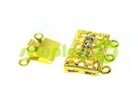 Clasp for beads with stones 3 11mm * 16mm gold sku 531