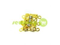 Clasp for beads with stones 3 11mm * 16mm gold sku 531