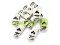 Fixator for cord d = 8mm plastic single hole 15mm * 30mm nickel, 10 pcs sku 629