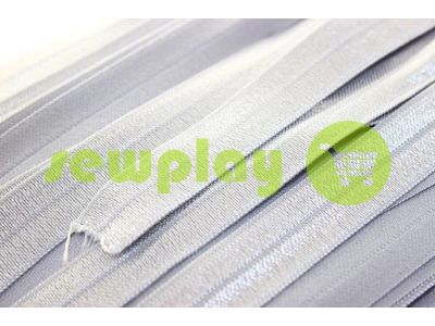 Bias binding stretch gray sku 713