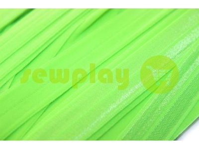 Bias binding stretch bright green sku 717