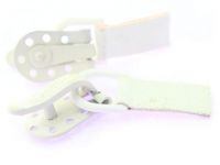 Clasp for coats Keska white