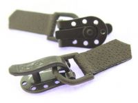 Clasp for coats Keska dark gray hammer