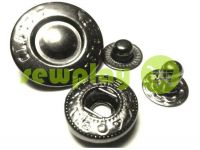 Button Alfa Fashion 15 mm black nickel China, 50 pcs