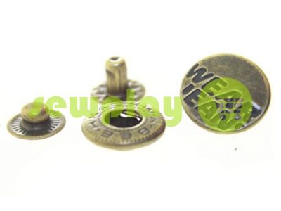 Button Alfa Wear Jeans 15 mm antique China, 50 pcs sku 799