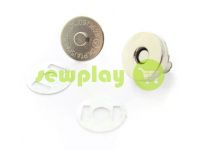 Button magnet for bags 15 mm 17mm nickel