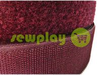 Velcro textile, color bordo