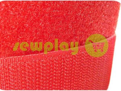 Velcro textile, color red sku 2280