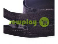 Zipper spiral type 5 on one slider 40 cm - 180 cm, black sku 1473