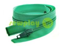 Молния витая тип 5 на один бегунок 40 см - 85 см, цвет бирюзовый 246 арт 1476