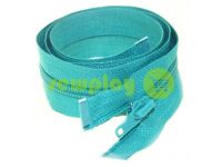 Zipper spiral type 5 on one slider 40 cm - 85 cm, turquoise 238 sku 1478