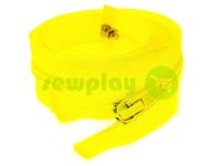 Zipper spiral type 5 on one slider 40 cm - 85 cm, yellow 029 sku 1486