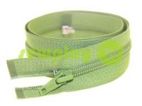 Zipper spiral type 5 on one slider 40 cm - 85 cm, green 078