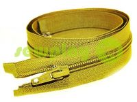 Zipper spiral type 5 on one slider 40 cm - 85 cm, olive 089