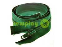 Zipper spiral type 5 on one slider 40 cm - 85 cm, green 082