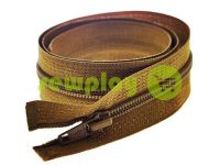 Zipper spiral type 5 on one slider 40 cm - 85 cm, brown 230