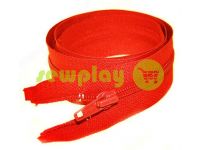 Zipper spiral type 5 on one slider 40 cm - 85 cm, red 010 sku 1508