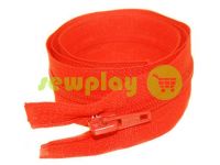 Zipper spiral type 5 on one slider 40 cm - 85 cm, red 010 sku 1508