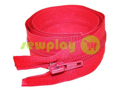 Zipper spiral type 5 on one slider 40 cm - 85 cm, red 248 sku 1510