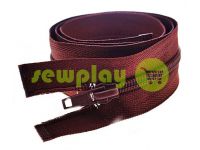 Zipper spiral type 5 on one slider 40 cm - 85 cm, red 012 sku 1511