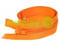 Zipper spiral type 5 on one slider 40 cm - 85 cm, orange 319