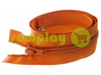 Zipper spiral type 5 on one slider 40 cm - 85 cm, orange 035