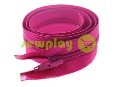 Zipper spiral type 5 on one slider 40 cm - 85 cm, pink 217 sku 1521