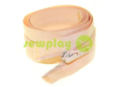 Zipper spiral type 5 on one slider 40 cm - 85 cm, pink 228 sku 1523