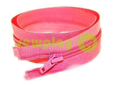 Zipper spiral type 5 on one slider 40 cm - 85 cm, pink 315 sku 1524